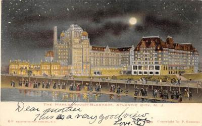 The Marlborough-Blenheim Atlantic City, New Jersey Postcard