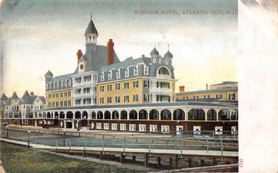 Windsor Hotel Atlantic City, New Jersey Postcard