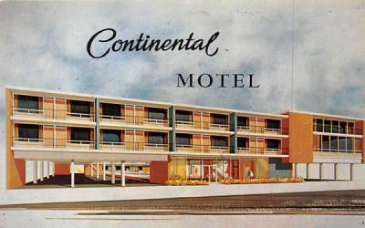Continental Motel Atlantic City, New Jersey Postcard