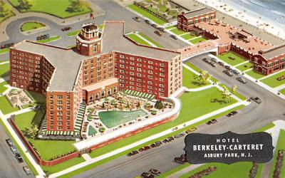 Hotel Berkeley-Carteret Asbury Park, New Jersey Postcard