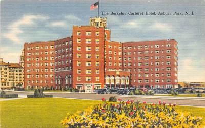 The Berkeley Carteret Hotel Asbury Park, New Jersey Postcard