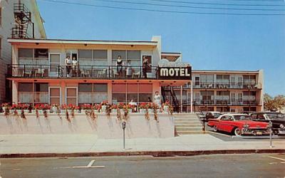 Flamingo Motel Asbury Park, New Jersey Postcard