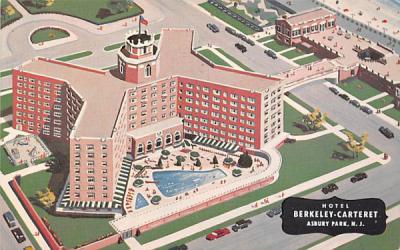Hotel Berkeley-Carteret Asbury Park, New Jersey Postcard