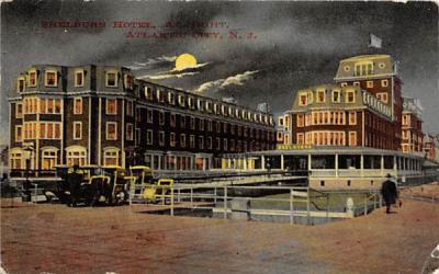 Shelburn Hotel, at Night Atlantic City, New Jersey Postcard