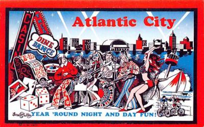 R & B Coins Atlantic City, New Jersey Postcard