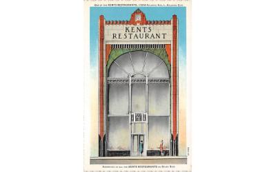 One of the Kents Restaurants in Atlantic City New Jersey Postcard