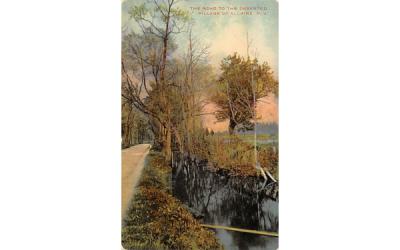 The Road to the Deserted Village of Allaire New Jersey Postcard