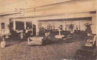 The Lounge, Hotel De Ville Atlantic City, New Jersey Postcard