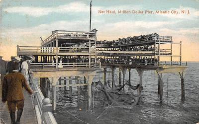 Net Haul, Million Dollar Pier Atlantic City, New Jersey Postcard