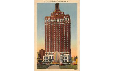 Claridge Hotel Atlantic City, New Jersey Postcard