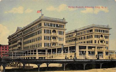 Hotel Rudolf Atlantic City, New Jersey Postcard