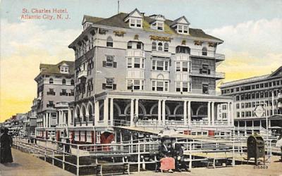 St. Charles Hotel Atlantic City, New Jersey Postcard