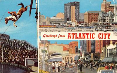 Greetings from Atlantic City New Jersey Postcard