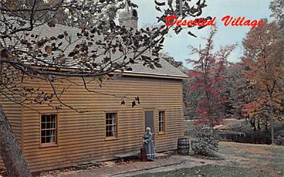 This cottage, one buildings in the Deserted Village Allaire State Park, New Jersey Postcard