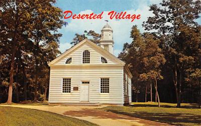 The church at the Deserted Village Allaire, New Jersey Postcard