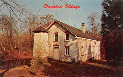 The enameling shop at the Deserted Village Allaire, New Jersey Postcard