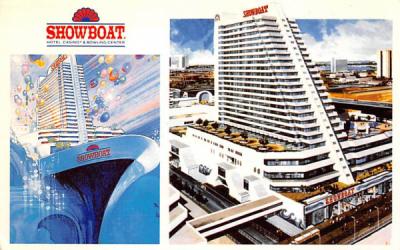 Showboat Hotel Casino & Bowling Center Atlantic City, New Jersey Postcard