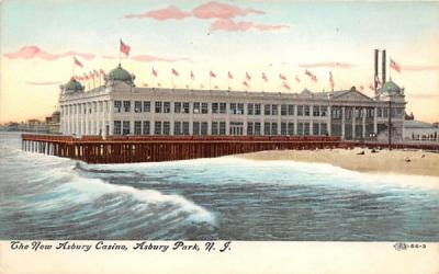 The New Asbury Casino Asbury Park, New Jersey Postcard