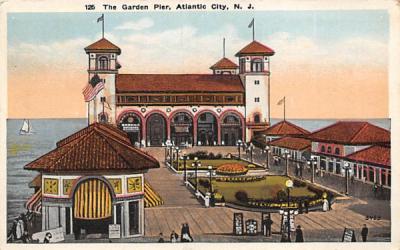 The Garden Pier Atlantic City, New Jersey Postcard