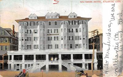 Wiltshire Hotel Atlantic City, New Jersey Postcard