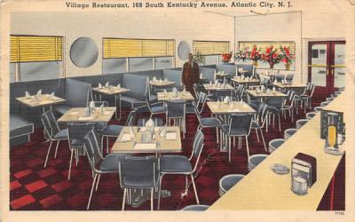 Village Restaurant Atlantic City, New Jersey Postcard