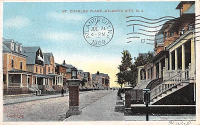 St. Charles Place Atlantic City, New Jersey Postcard
