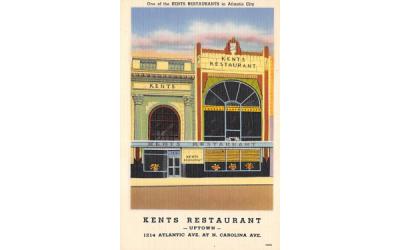 One of the Kents Restaurant Atlantic City, New Jersey Postcard