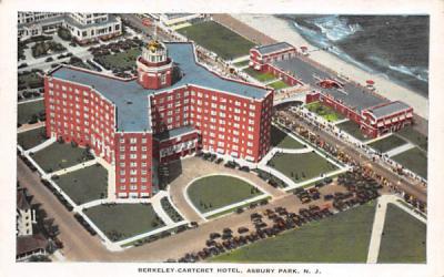 Berkeley-Carteret Hotel Asbury Park, New Jersey Postcard