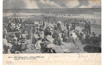 The bathing hour Asbury Park, New Jersey Postcard