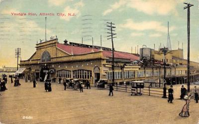 Young's Pier Atlantic City, New Jersey Postcard