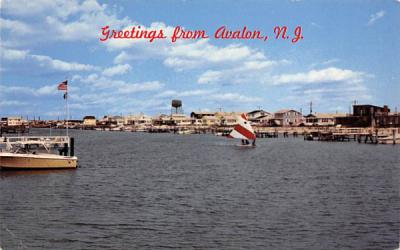 One of the Many Beautiful Lagoons Avalon, New Jersey Postcard