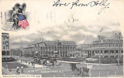 In the Hotel Centre Asbury Park, New Jersey Postcard