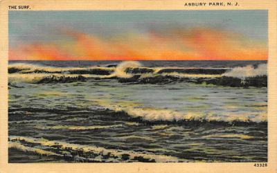 The Surf Asbury Park, New Jersey Postcard