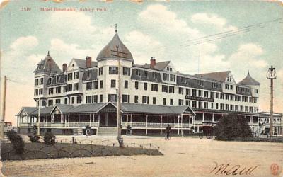 Hotel Brunswick Asbury Park, New Jersey Postcard