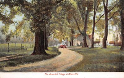 The deserted Village of Allaire, N. J., USA New Jersey Postcard