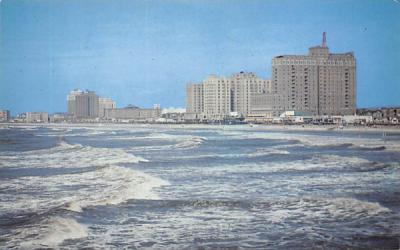 View of the Ocean Looking Towards Ventnor Atlantic City, New Jersey Postcard