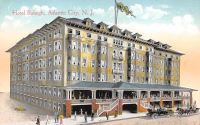 Hotel Raleigh Atlantic City, New Jersey Postcard