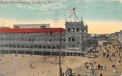 Young's Million-Dollar-Pier Atlantic City, New Jersey Postcard