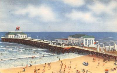 Heinz Ocean Pier  Atlantic City, New Jersey Postcard