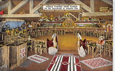 World Famous Dude Ranch Atlantic City, New Jersey Postcard