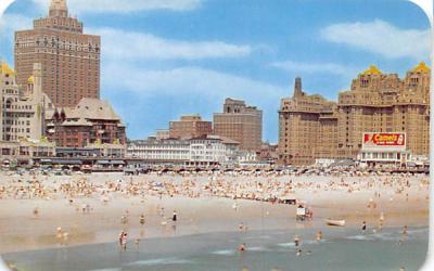 View from Million Dollar Pier Atlantic City, New Jersey Postcard