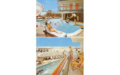 Malibu Motel Atlantic City, New Jersey Postcard
