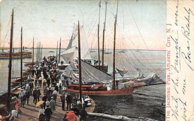 The Jachting Pier Atlantic City, New Jersey Postcard