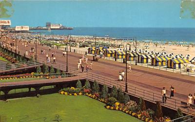 A Beautiful View on the Boardwalk Atlantic City, New Jersey Postcard