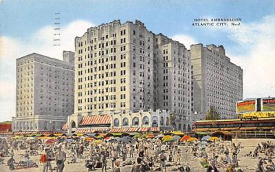 Hotel Ambassador  Atlantic City, New Jersey Postcard