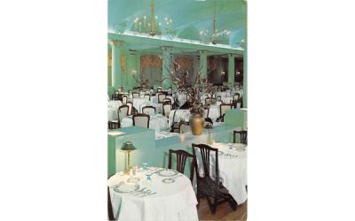 Dining Room, Hotel Dennis Atlantic City, New Jersey Postcard