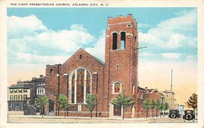 The First Presbyterian Church Atlantic City, New Jersey Postcard