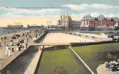 Marlborough-Blenheim and City Park Atlantic City, New Jersey Postcard