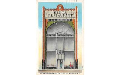 One of Kents Restaurants Atlantic City, New Jersey Postcard