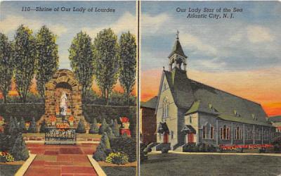 Our Lady Star of the Sea Atlantic City, New Jersey Postcard